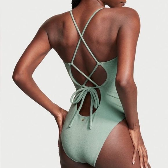 Victoria’s Secret Terrycloth Suit Seasalt Swimsuit - Picture 2 of 11